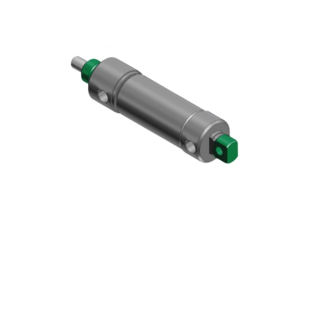 1500DC2-02A NUMATICS/AVENTICS ROUND LINE DELRIN CYLINDER M SERIES 1 1/2" BORE 2" STROKE, DBL ACT, REAR PIVOT MNT